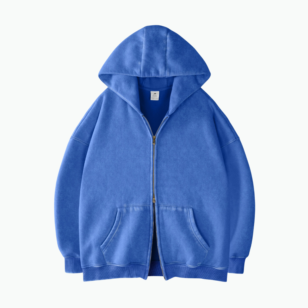 COLESICE ZIP WASH HOODIE