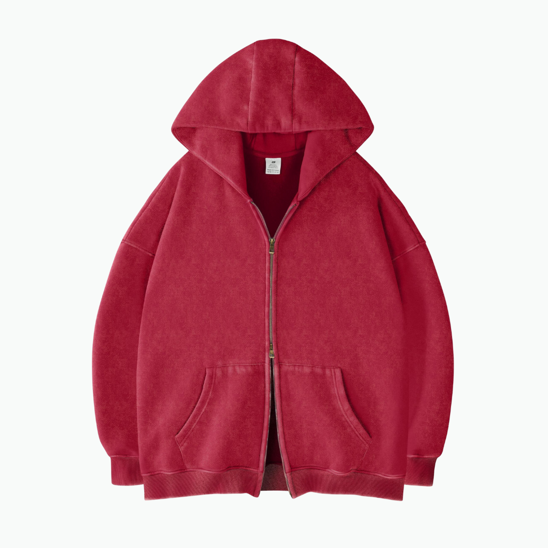 COLESICE ZIP WASH HOODIE