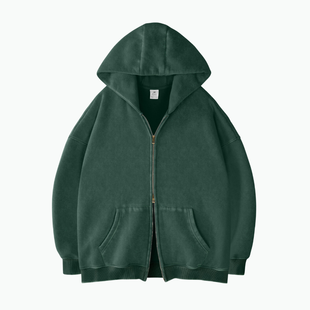 COLESICE ZIP WASH HOODIE