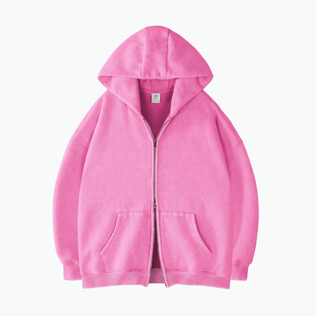 COLESICE ZIP WASH HOODIE